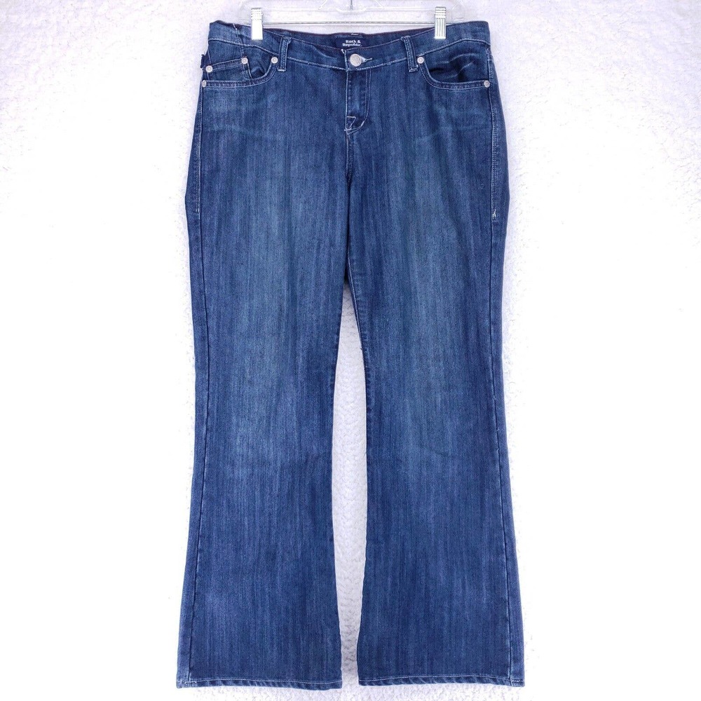 Rock & Republic Kurt Bootcut Jeans Womens Size 30 Mid Rise Soft Denim Pants
